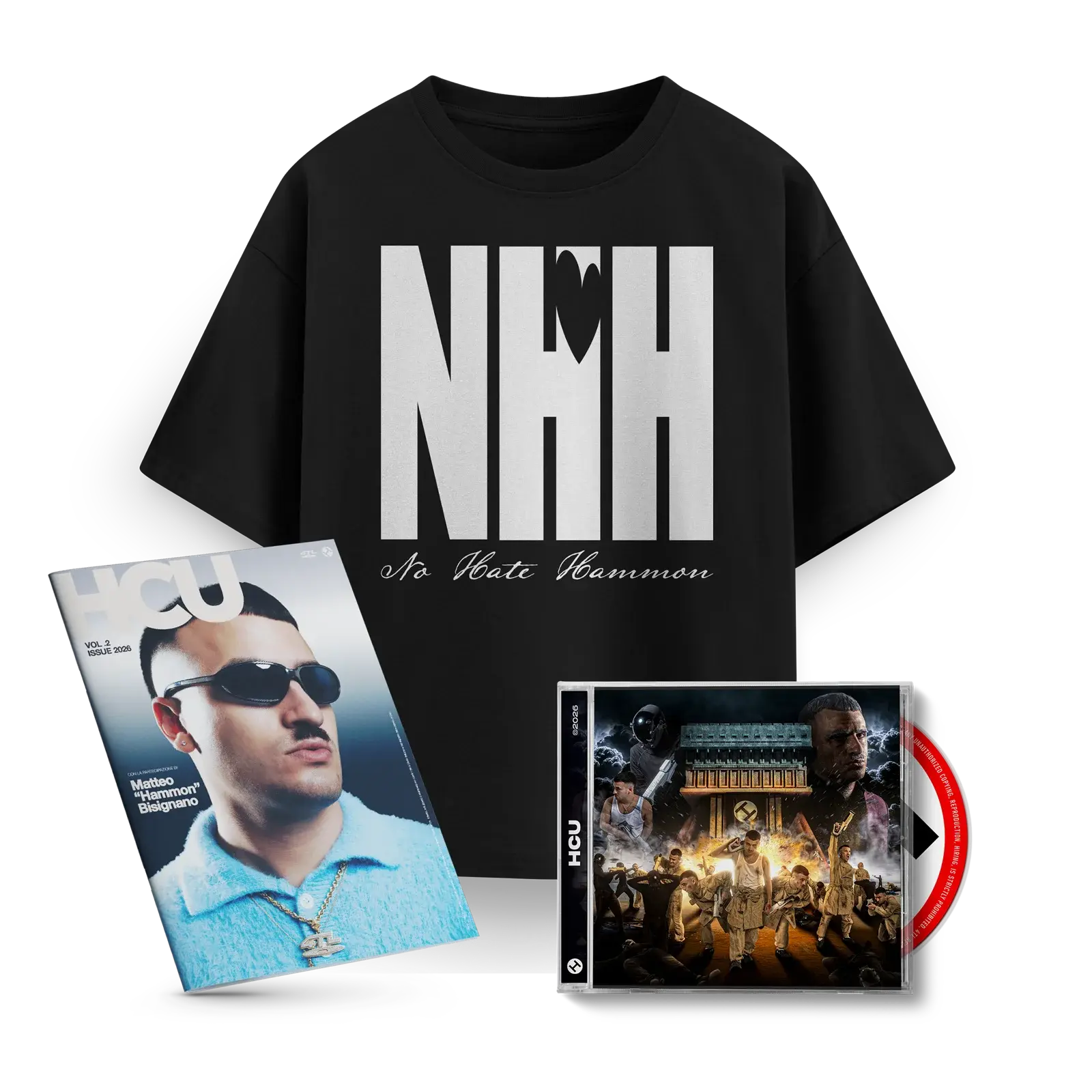 HCU - CD + T-Shirt + Magazine