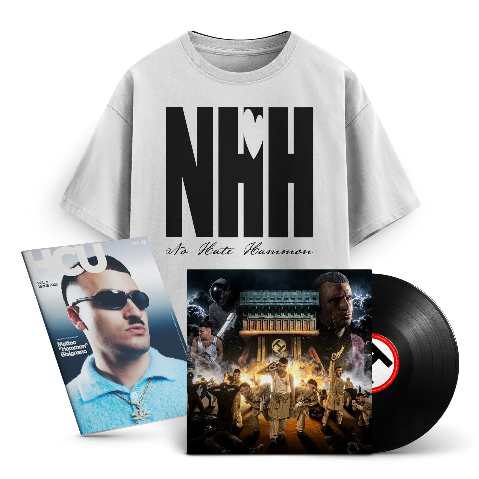 HCU - Vinile + T-Shirt + Magazine back